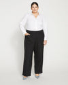Trinity Stretch Wool Trousers - Black Image Thumbnmail #2