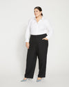 Trinity Stretch Wool Trousers - Black Image Thumbnmail #3