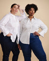 Elbe Stretch Poplin Shirt Classic Fit - White Image Thumbnmail #2