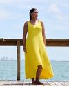 Athena Divine Jersey Dress - Yellow Image Thumbnmail #1