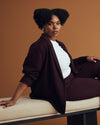 Beas Ponte Blazer - Black Cherry Image Thumbnmail #1