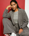 Beas Ponte Blazer - Taupe Herringbone Image Thumbnmail #4