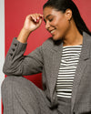 Beas Ponte Blazer - Taupe Herringbone Image Thumbnmail #2