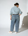 Lou High Rise Barrel Leg Jeans - Rizzo Blue Image Thumbnmail #3