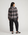 Jordan x US Millennial Stretch Flannel Shirt - Lavender Plaid Image Thumbnmail #4