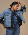 Kelsey Denim Jacket - Light Blue Image Thumbnmail #4