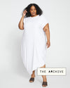 Iconic Double Luxe Geneva Dress - White Image Thumbnmail #1