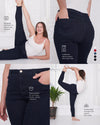 Free Seine High Rise Skinny Jeans 32 Inch - Dark Indigo Image Thumbnmail #10