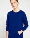 Bree Sweatshirt Dress - Lapis Image Thumbnmail #3