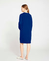Bree Sweatshirt Dress - Lapis Image Thumbnmail #4