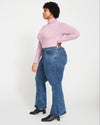 Farrah High Rise Flared Jeans - Vintage True Blue Image Thumbnmail #4