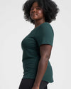 Mia Easy Tee - Forest Green Image Thumbnmail #1