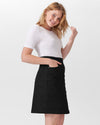 Ang Denim Button Down Skirt - Black Image Thumbnmail #1
