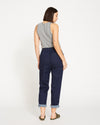 ComfortDenim Drawstring Jean Trouser - Dark Indigo Image Thumbnmail #5