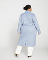 Reversible Double Face Luxe Coat - Frost Blue Image Thumbnmail #4