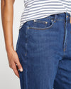 Donna High Rise Curve Straight Leg Jeans 32 Inch - Stonewash Indigo Image Thumbnmail #2