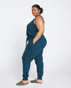 Superfine French Terry Jumpsuit - Deep Sea Image Thumbnmail #3