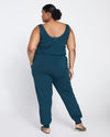 Superfine French Terry Jumpsuit - Deep Sea Image Thumbnmail #4
