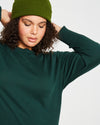 Eco Everyday Sweater Dress - Heather Forest Image Thumbnmail #2