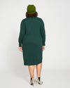Eco Everyday Sweater Dress - Heather Forest Image Thumbnmail #4