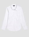 Elbe Popover Stretch Poplin Shirt Classic Fit - White Image Thumbnmail #2