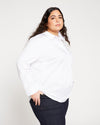Elbe Popover Stretch Poplin Shirt Classic Fit - White Image Thumbnmail #8