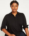 Elbe Liquid Jersey Shirt Classic Fit - Black Image Thumbnmail #1