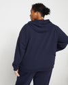 Fundamental French Terry Zip Up Hoodie - Midnight Image Thumbnmail #4