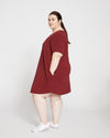 Halie T-Shirt Dress - Brick Red Image Thumbnmail #2