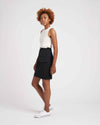 Harper Stretch Cotton Twill Cargo Skirt - Black Image Thumbnmail #3