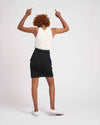 Harper Stretch Cotton Twill Cargo Skirt - Black Image Thumbnmail #5
