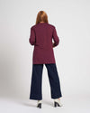 Groove High-Low Pique Tunic - Fig Image Thumbnmail #5
