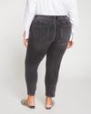 Joni High Rise Curve Slim Leg Jeans 27 Inch - Soft Black Image Thumbnmail #6