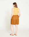 Juniper Linen Easy Pull-On Shorts - Caramel Image Thumbnmail #5