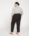 Karlee Stretch Cotton Twill Cargo Pants - Black Image Thumbnmail #5