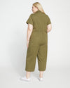 Kate Stretch Cotton Twill Jumpsuit - Ivy Image Thumbnmail #4