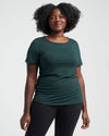 Mia Easy Tee - Forest Green Image Thumbnmail #6