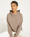 French Terry Pullover Hoodie - Khaki Image Thumbnmail #1