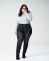 Seine High Rise Skinny Jeans Petite - Distressed Black Image Thumbnmail #1