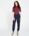 Luxe Laid-Back Ponte Joggers - Navy Image Thumbnmail #1