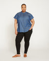 Perfect Chambray Short Sleeve Shirt - Midnight Blue Image Thumbnmail #6