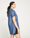 Perfect Chambray Short Sleeve Shirt - Midnight Blue Image Thumbnmail #4