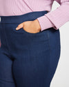 ComfortDenim Stovepipe Jeans 32 Inch - Dark Indigo Image Thumbnmail #2