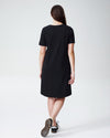 Tesino Washed Jersey Dress - Black Image Thumbnmail #4