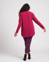 Swoop High-Low Jersey Tunic - Berry Image Thumbnmail #5