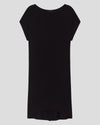Helen Liquid Jersey Shift Dress - Black Image Thumbnmail #2