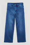 Bae Boyfriend Crop Jeans - True Blue Image Thumbnmail #2