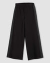 Stephanie Wide Leg Stripe Ponte Pants 30 Inch - Black with Black Stripe Image Thumbnmail #3