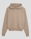 French Terry Pullover Hoodie - Khaki Image Thumbnmail #2