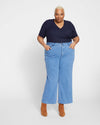 Jackie High Rise Cropped Jeans - California Blue Wash Image Thumbnmail #6